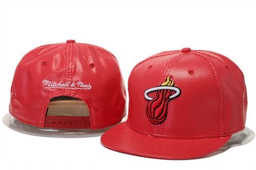 NBA Miami Heat MN Snapback Hat #142